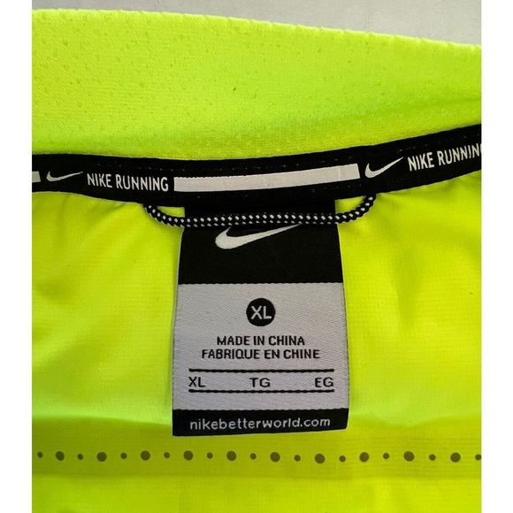 Nike 686199-702 Womens Sz XL Aeroloft 800 Down Running Vest Volt Yellow NEW $180 - Picture 5 of 8